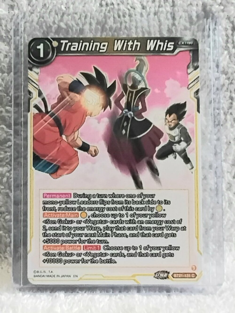 5/$20 Mint 2023 Training With Whis Dragon Ball Super C Card BT21_131!!